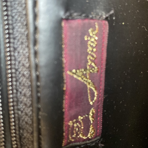 Small black suede-like purse. - Picture 4 of 5